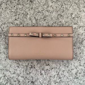 Kate Spade Pink Studded Wallet